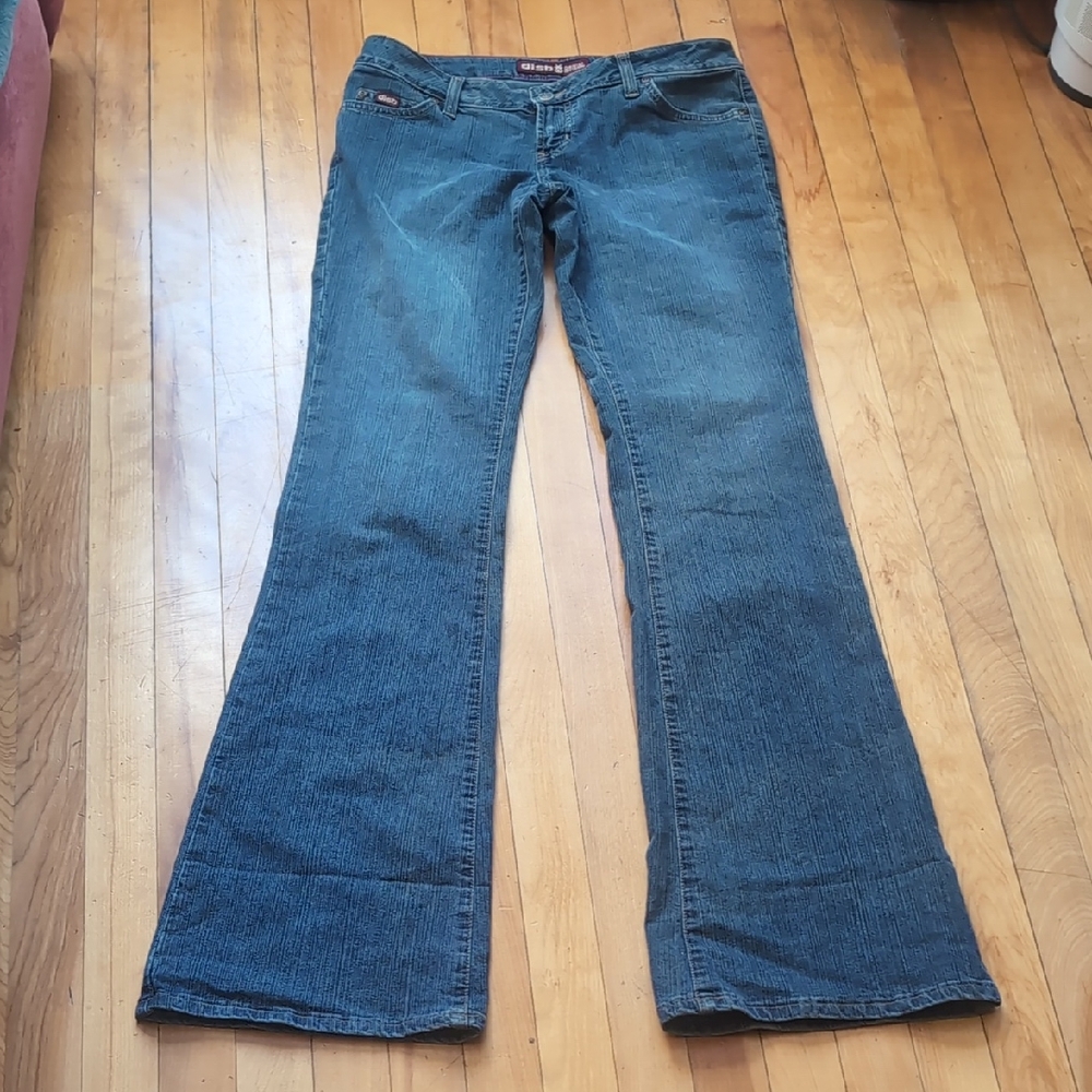 Dish Jeans Size 31 Flare Leg Inseam 36"